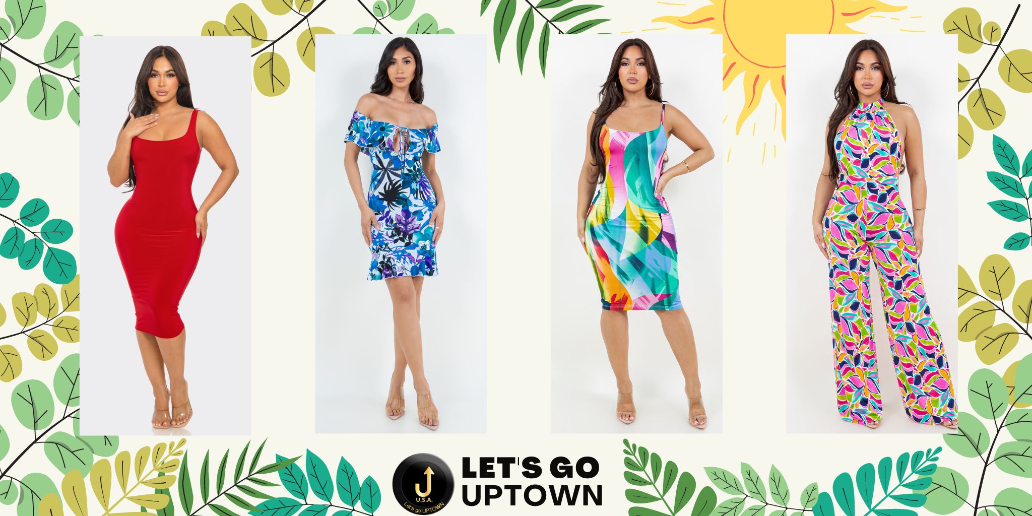 Uptown Let's Go Apparel Wholesale – Uptown Apparel produces trendy wholesale  women's clothing. Shop for women's crop tops, dresses, palazzo pants,  rompers, jumpsuits and more.